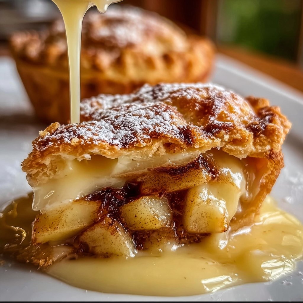 Cheesecake Stuffed Apple Pies