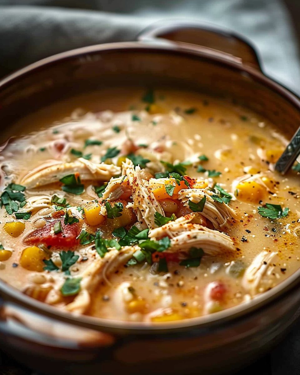 Creamy Chipotle Chicken Soup