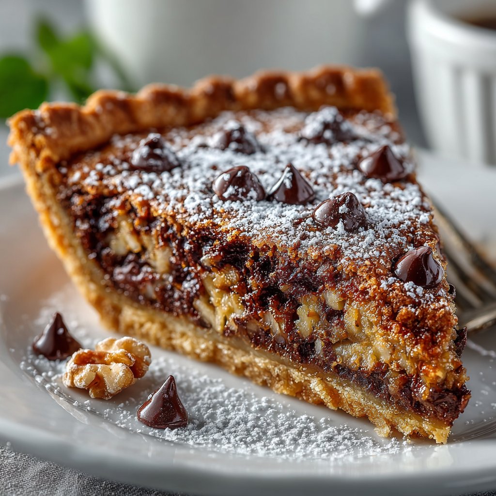 Chocolate Kentucky Derby Walnut Pie