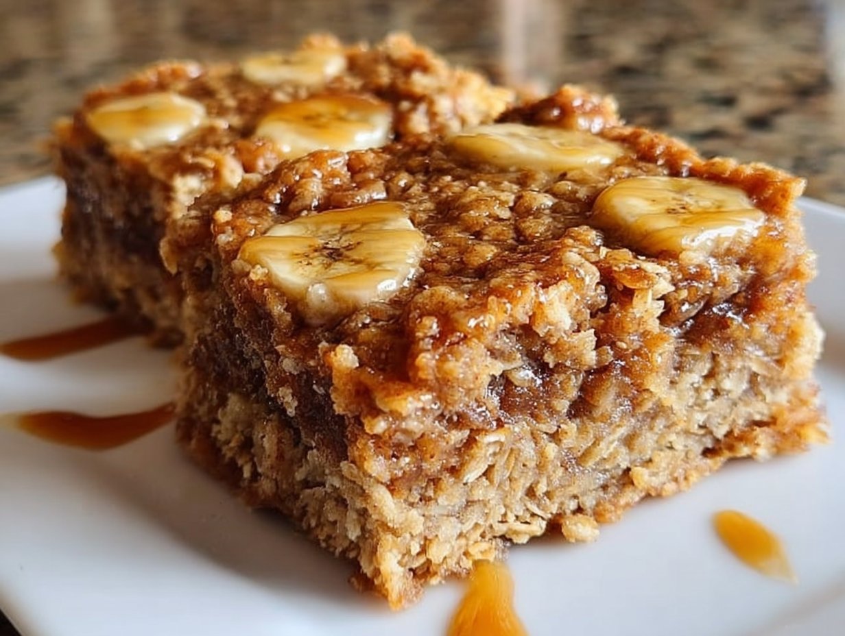 Banana Oatmeal Bars