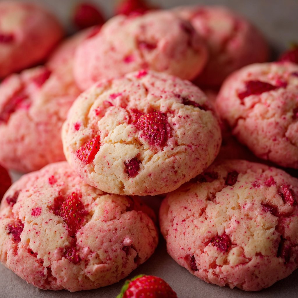 Strawberry Cookies