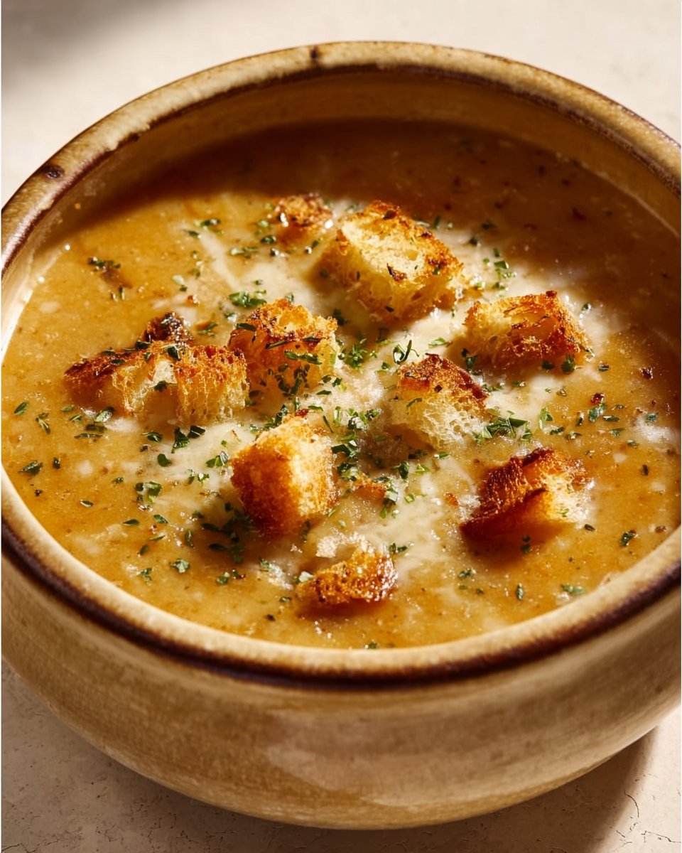 Walkabout Onion Cheese Soup