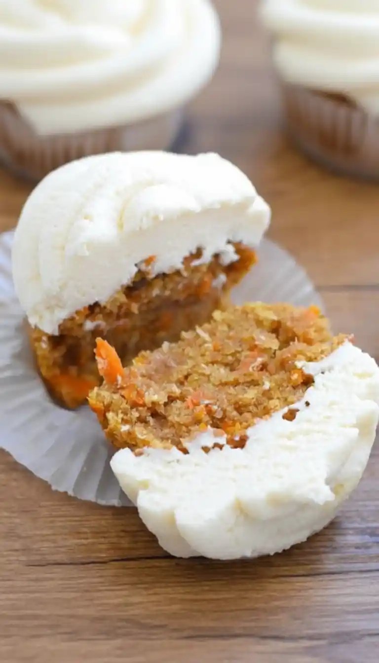 Keto Carrot Cupcakes
