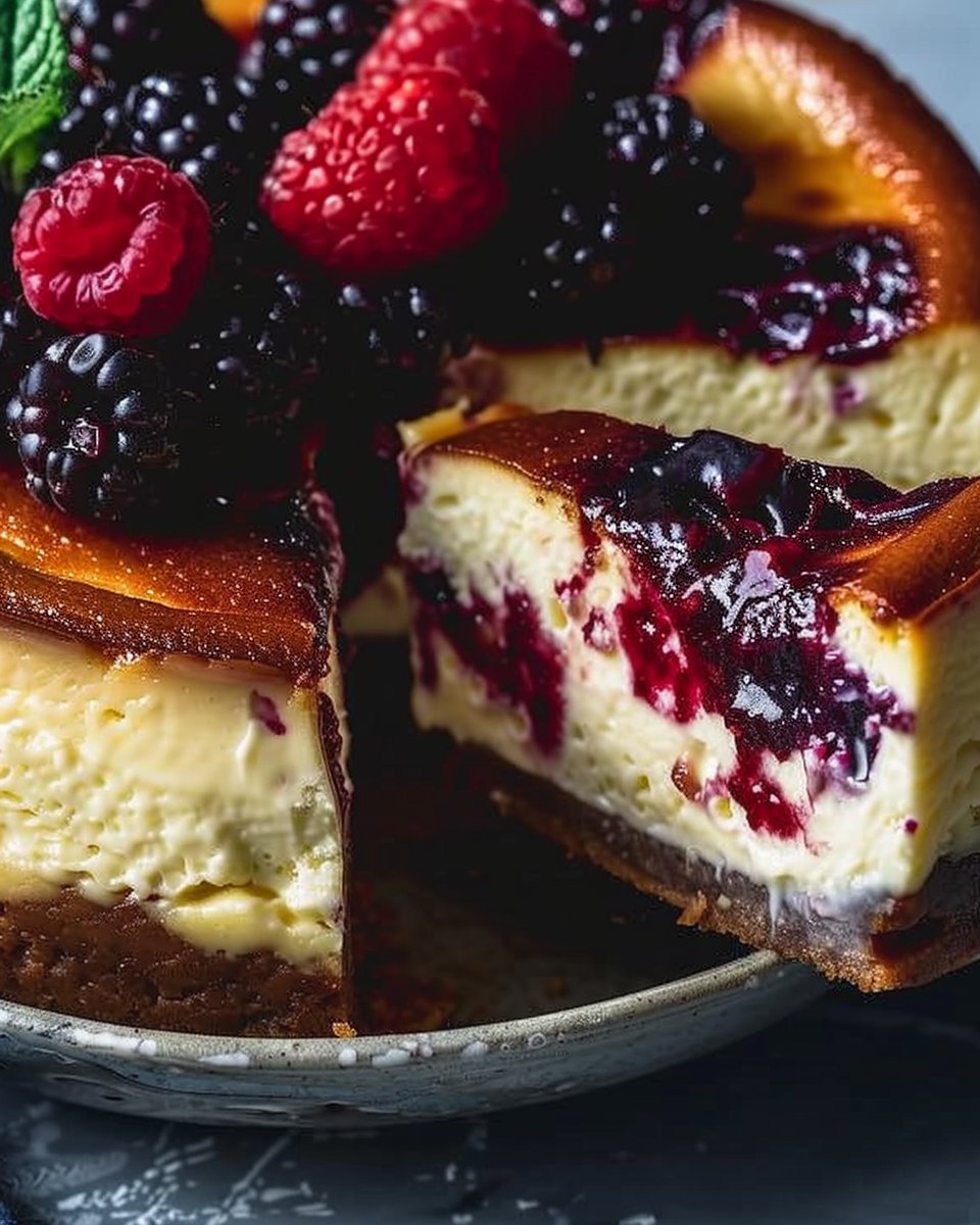 Citrus Berry Burnt Cheesecake: A Luscious Twist on a Classic Favorite 3 Citrus Berry Burnt Cheesecake: A Luscious Twist on a Classic Favorite