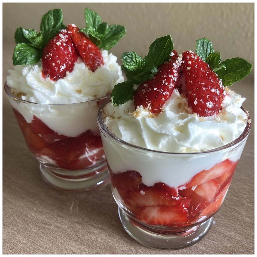 Easy Mother’s Day Strawberry Dessert Cups 3 Easy Mother’s Day Strawberry Dessert Cups