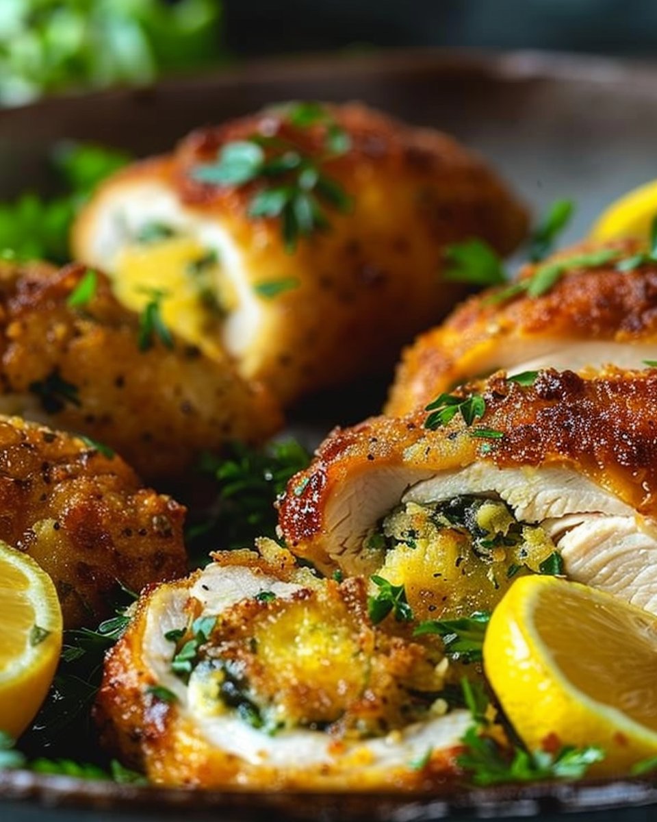 Crispy Lemon-Garlic Chicken Kyiv: A Bold Twist on a Classic Favorite