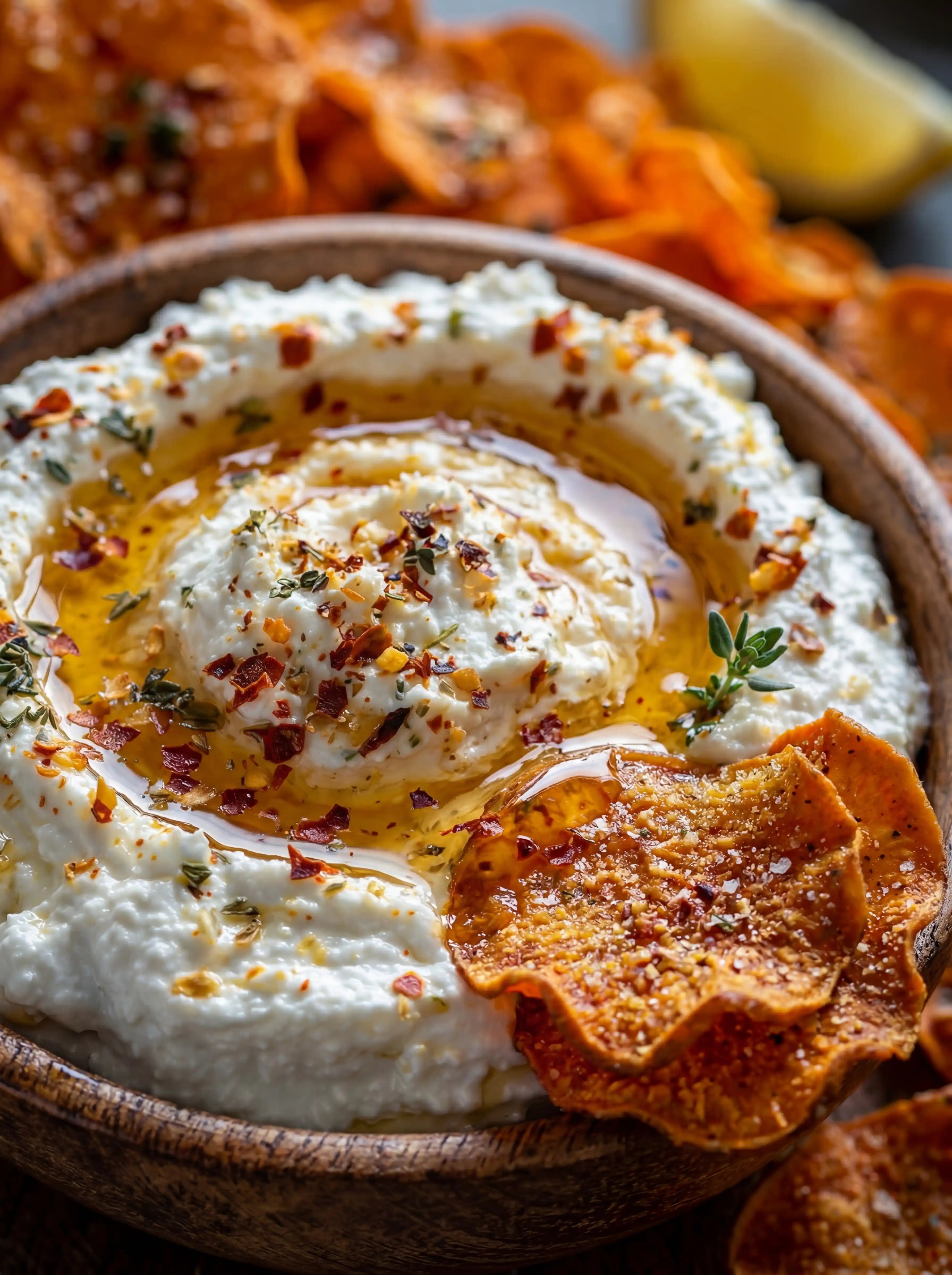 Whipped Feta with Honey Dip