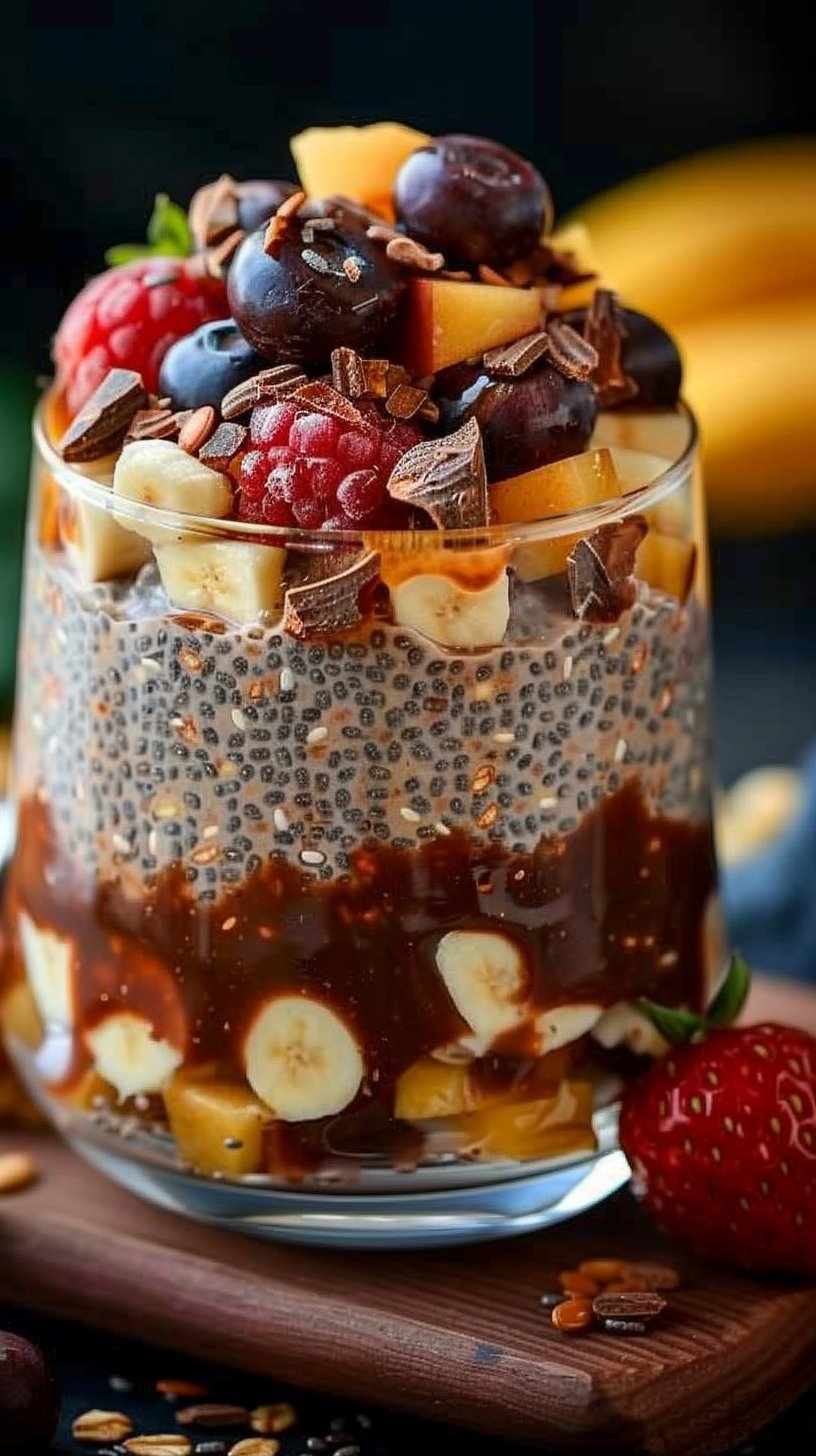 Pudding de chia à la nuit portée