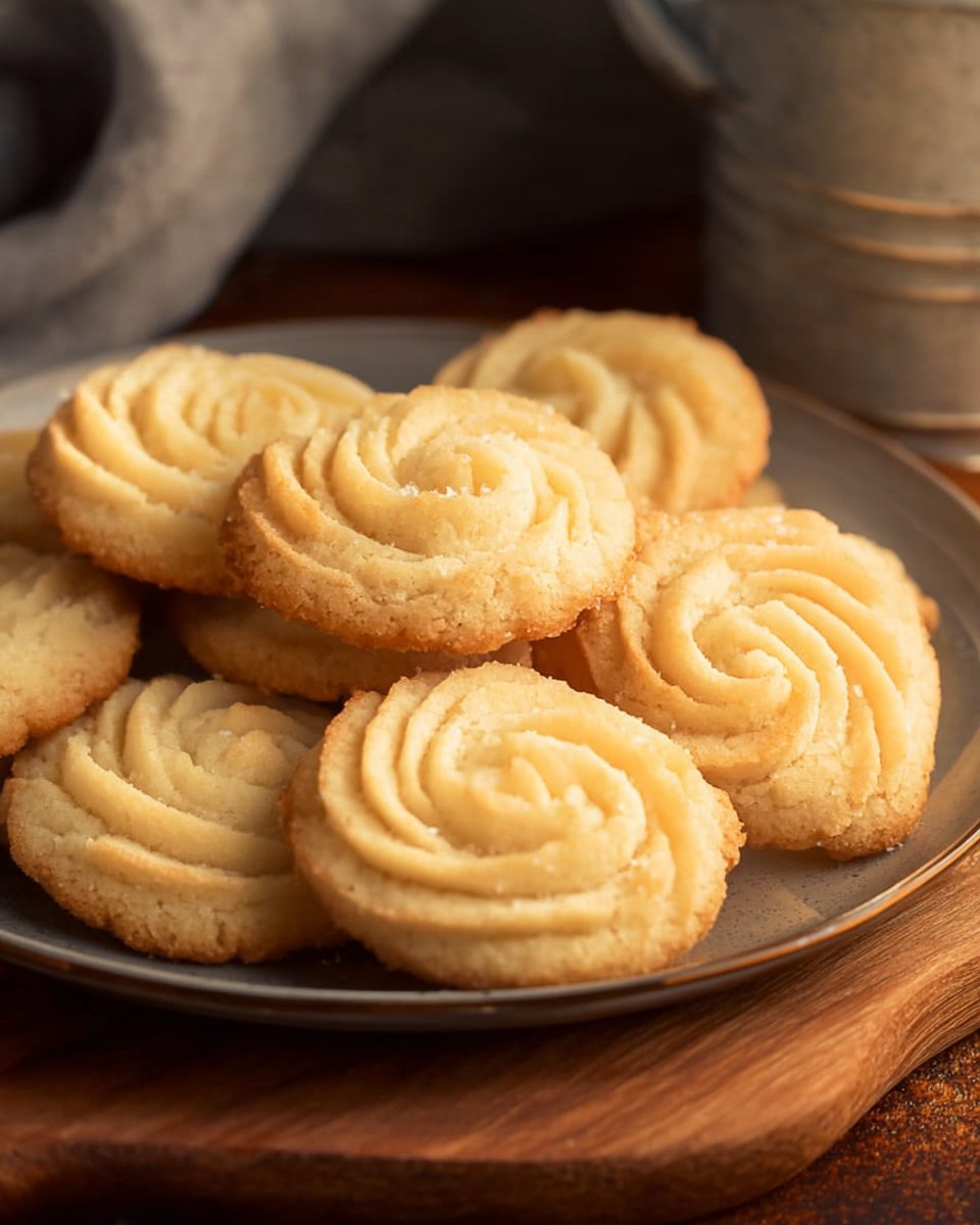 3 Ingredient Melt in your Mouth Butter Cookies