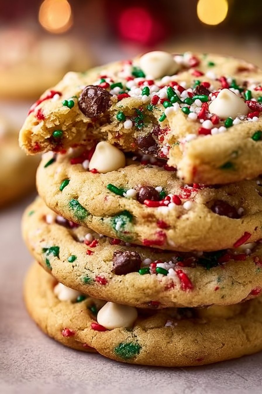 Winter Wonderland Chocolate Chip Cookies