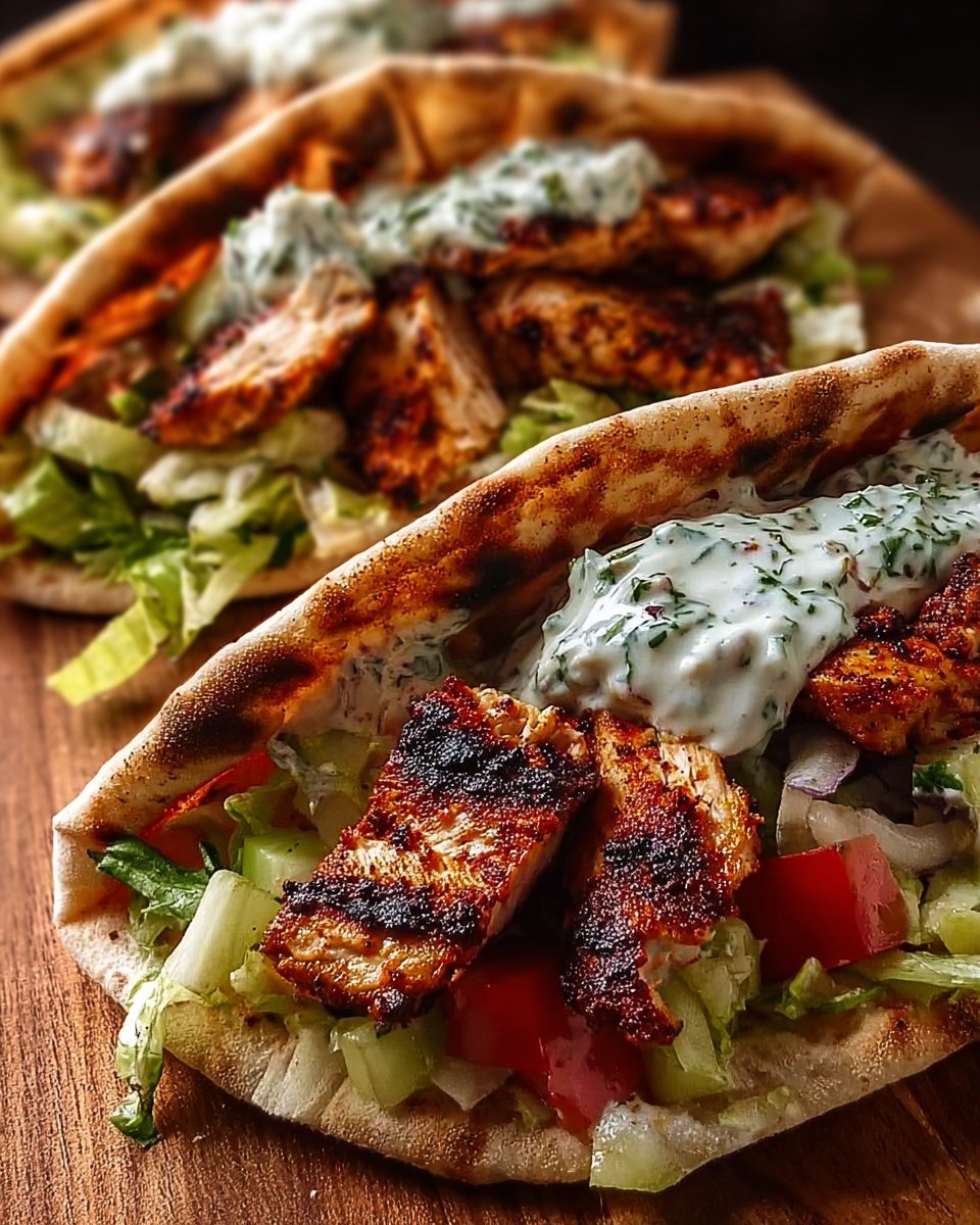 Flavor-Packed Chicken Pitas