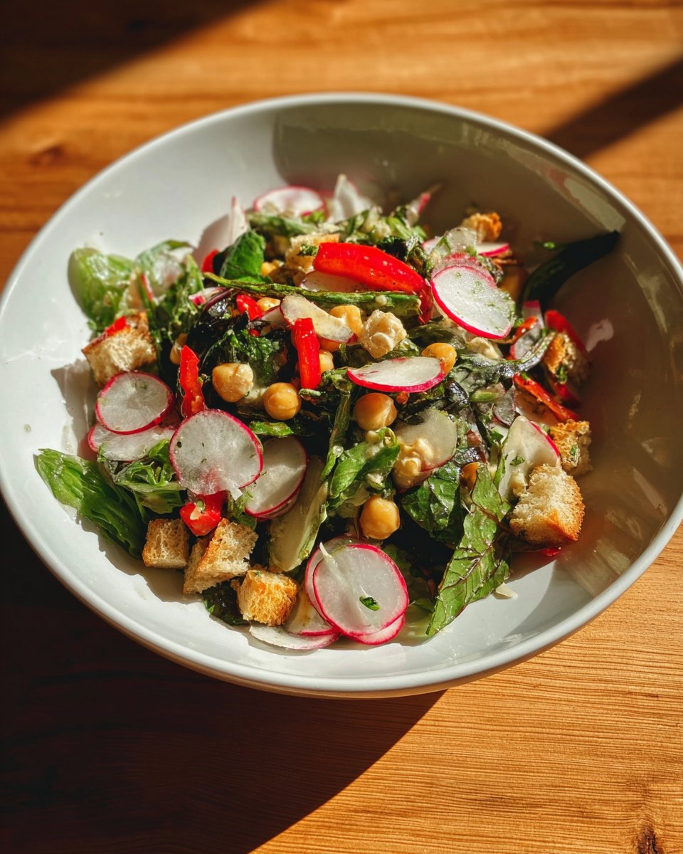Radish and Chickpea Salad