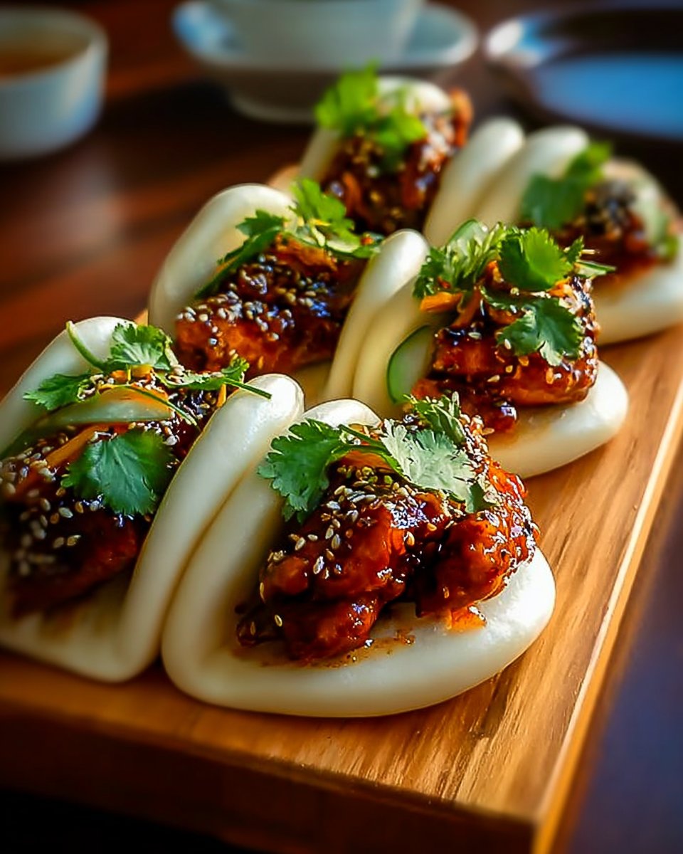 Korean Chicken Bao Buns