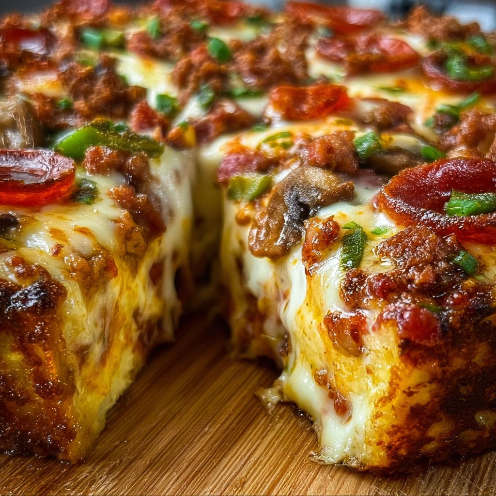 53g Protein Crustless Pizza Pie