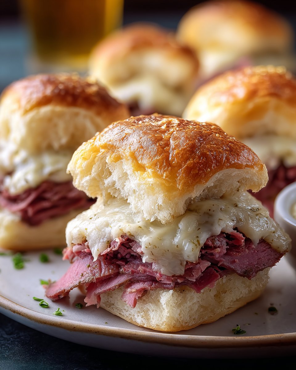 Irresistible St. Patrick's Day Corned Beef Sliders