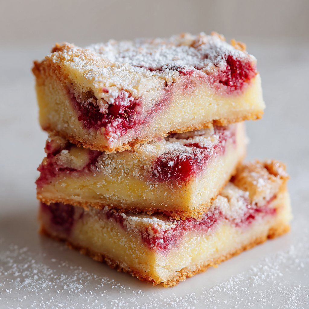 Lemon Raspberry Swirl Bars
