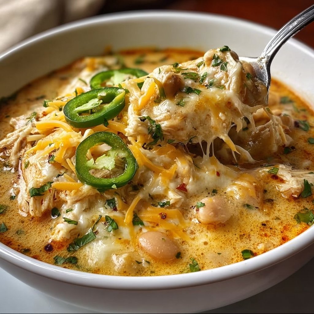 Crockpot White Chicken Chili