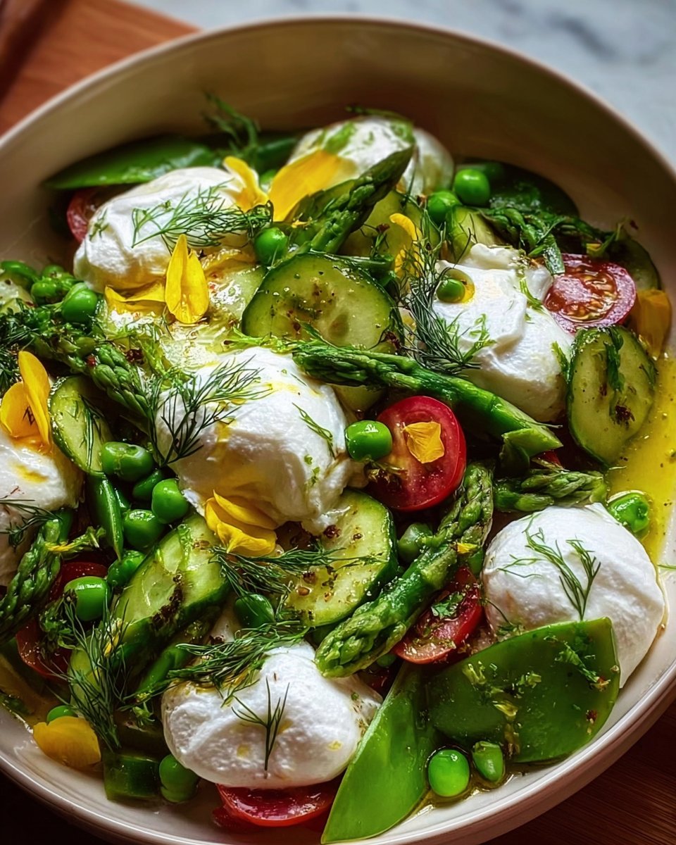 Easy Spring Salad With Burrata