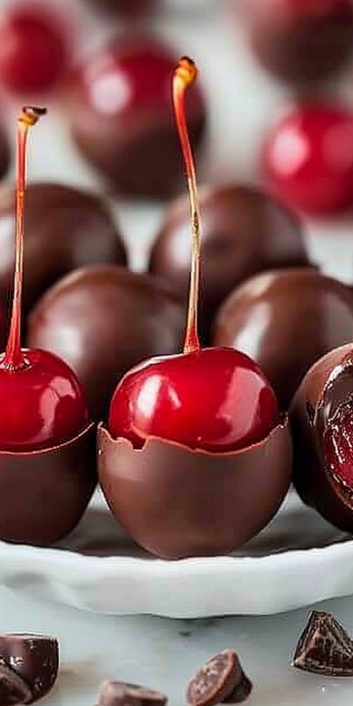 Homemade Chocolate Covered Cherries