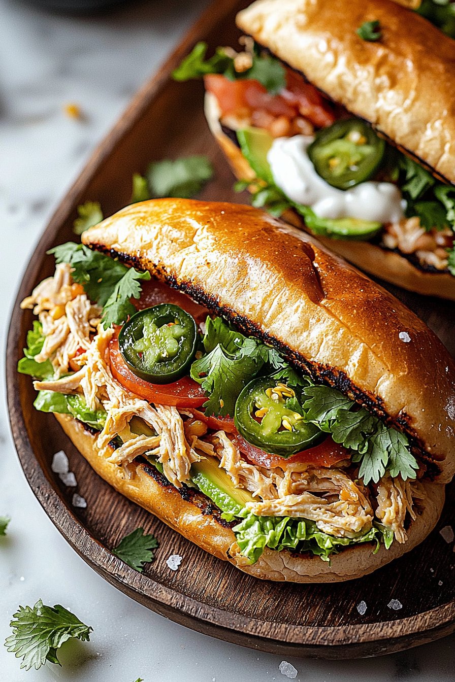 Chicken Torta Sandwich
