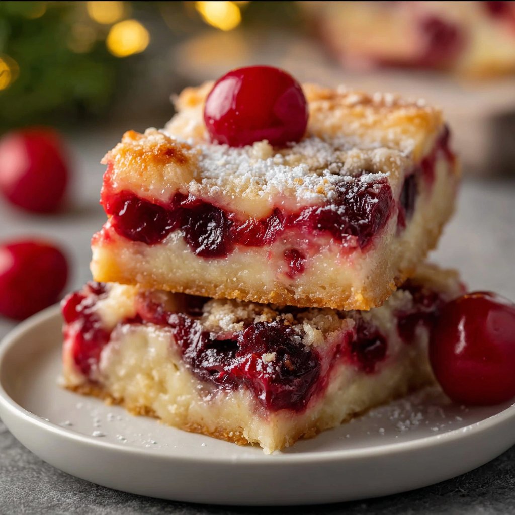 Christmas Cherry Bars