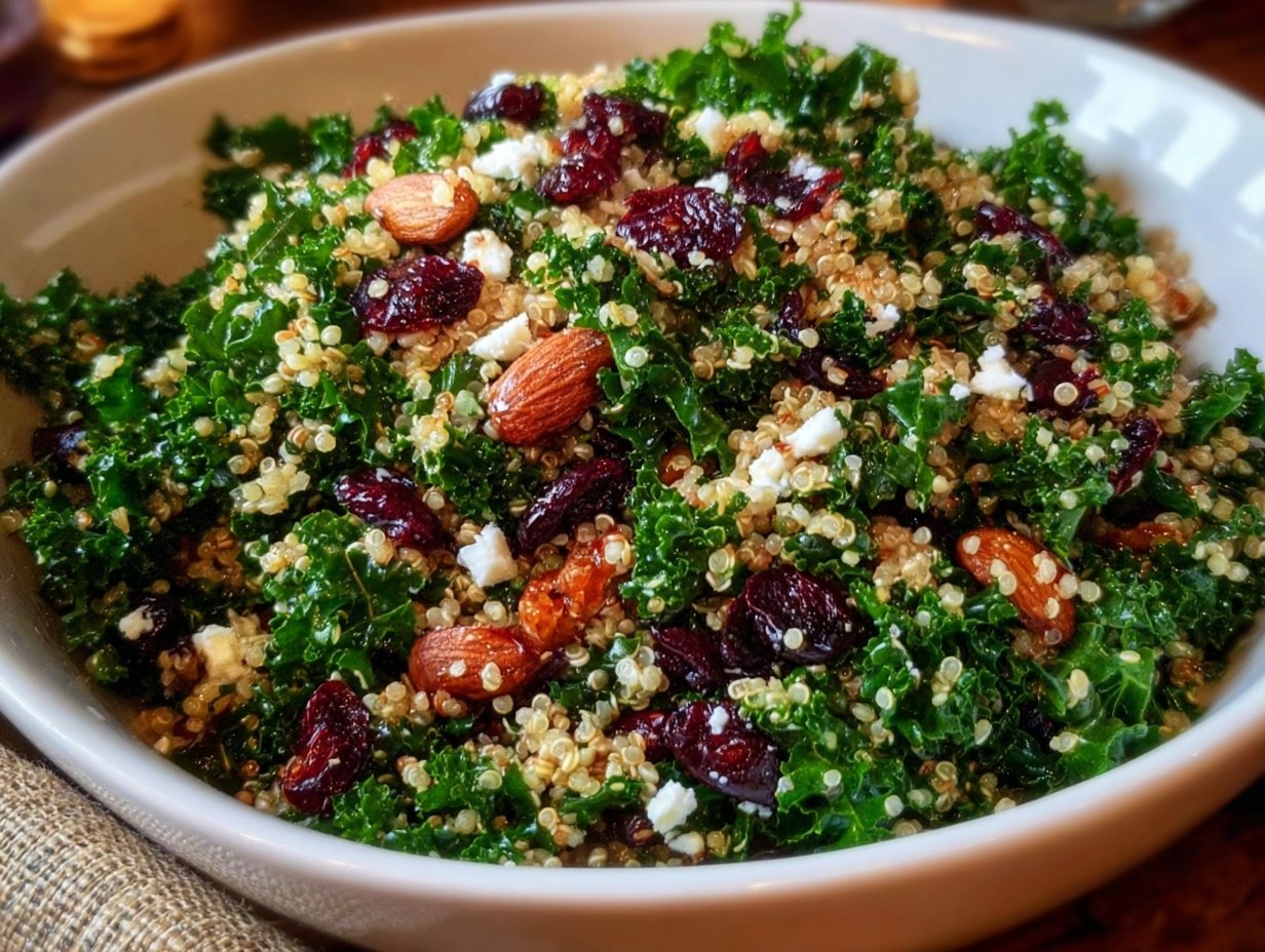 Cranberry Kale Quinoa Salad: Fresh, Healthy, and Easy to Make