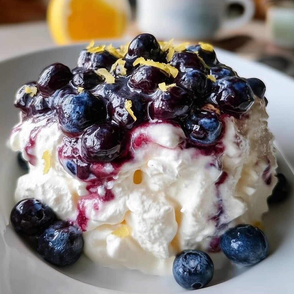 Lemon Blueberry Fluff