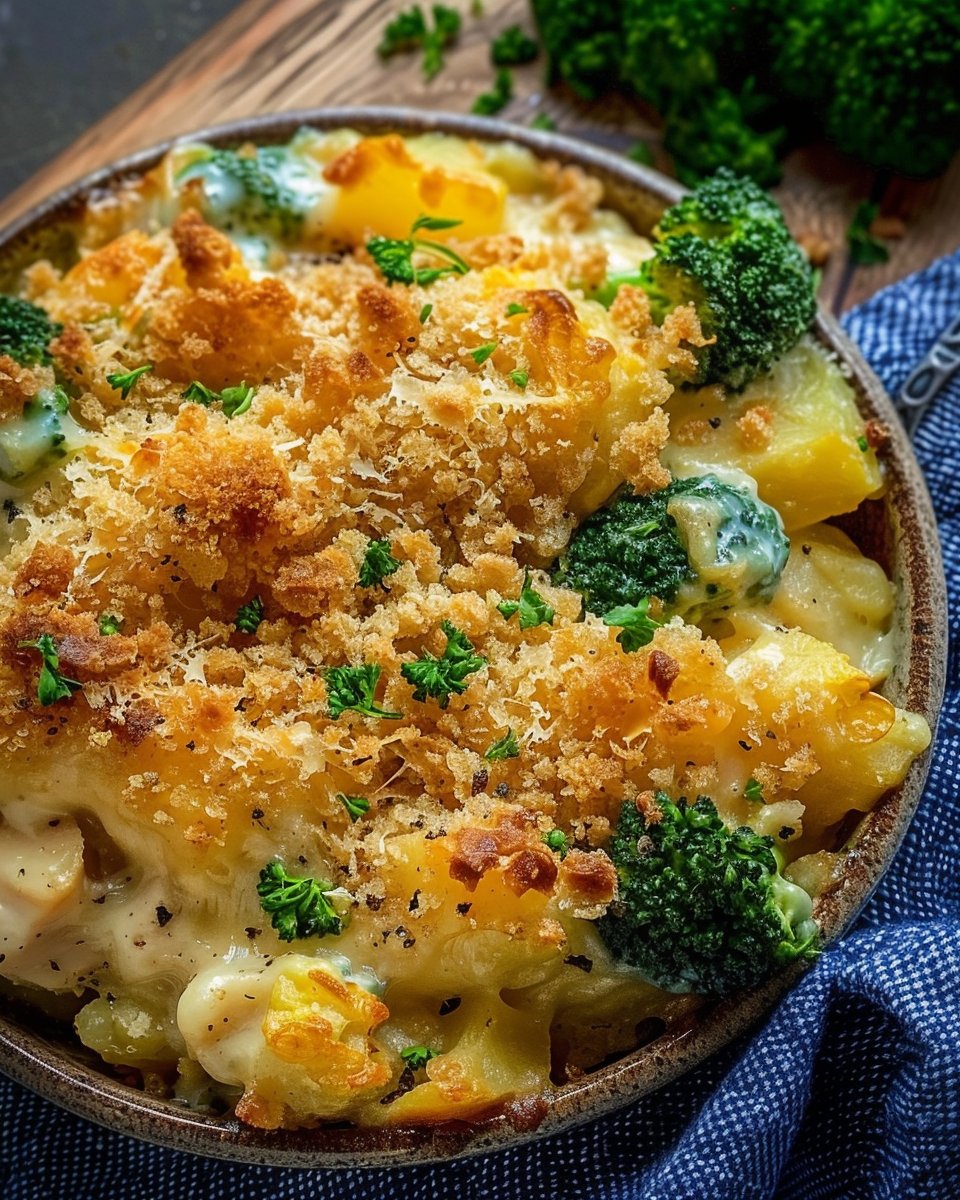 Baked Potato Chicken and Broccoli Casserole