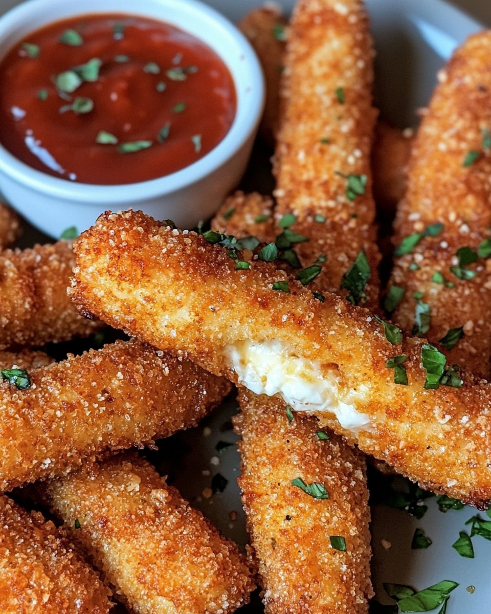 Air Fryer Mozzarella Sticks