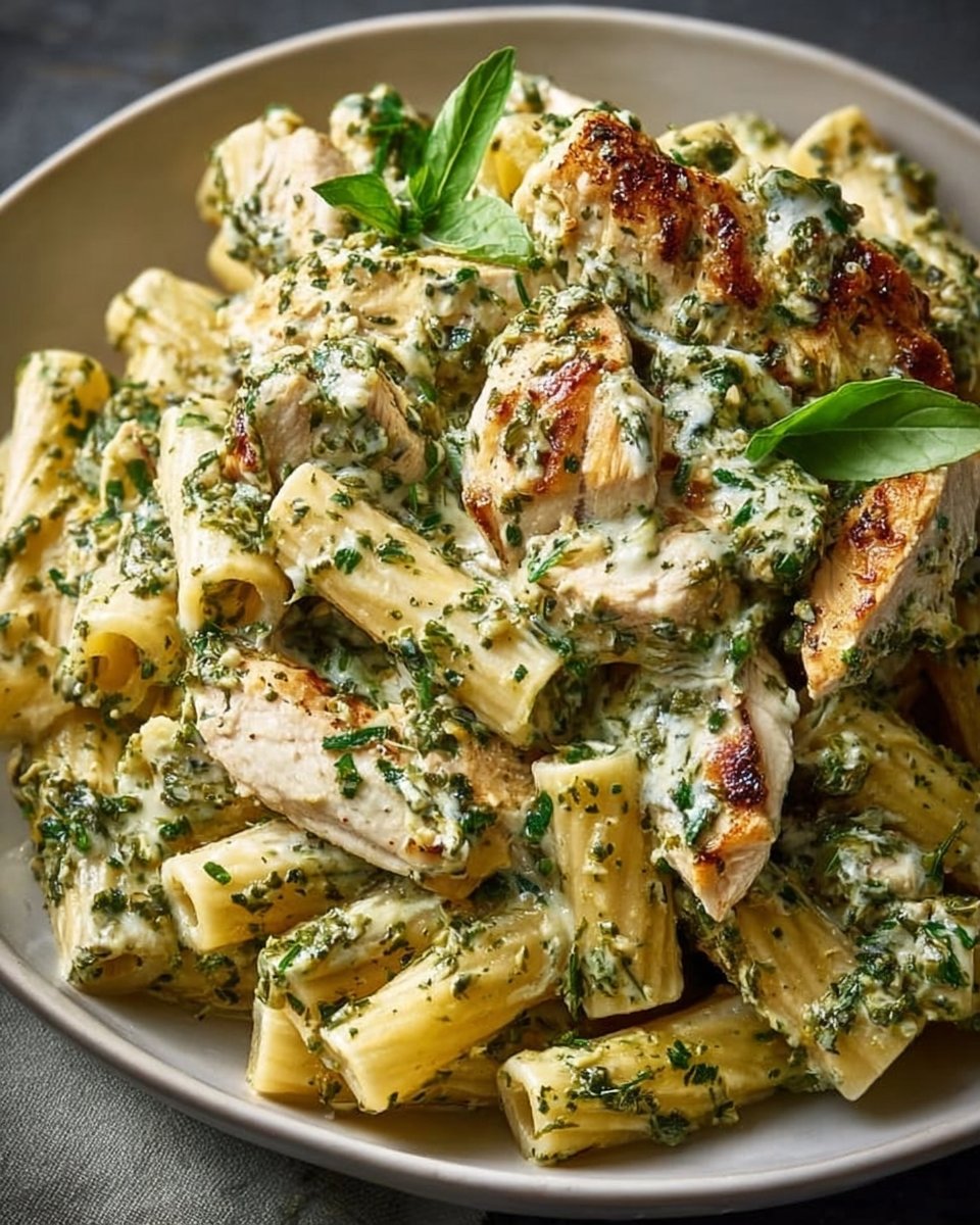 Creamy Pesto Chicken Pasta