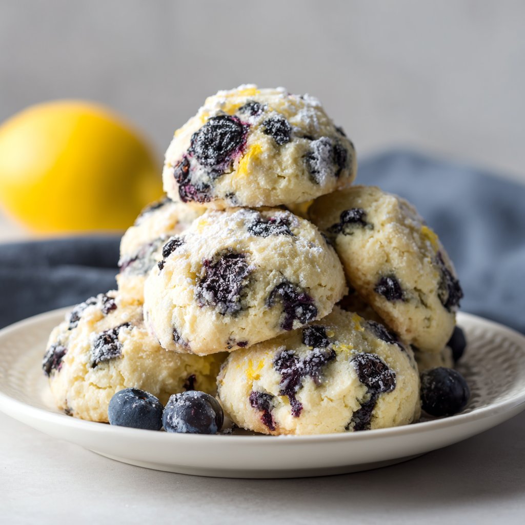 Lemon Blueberry Cookies