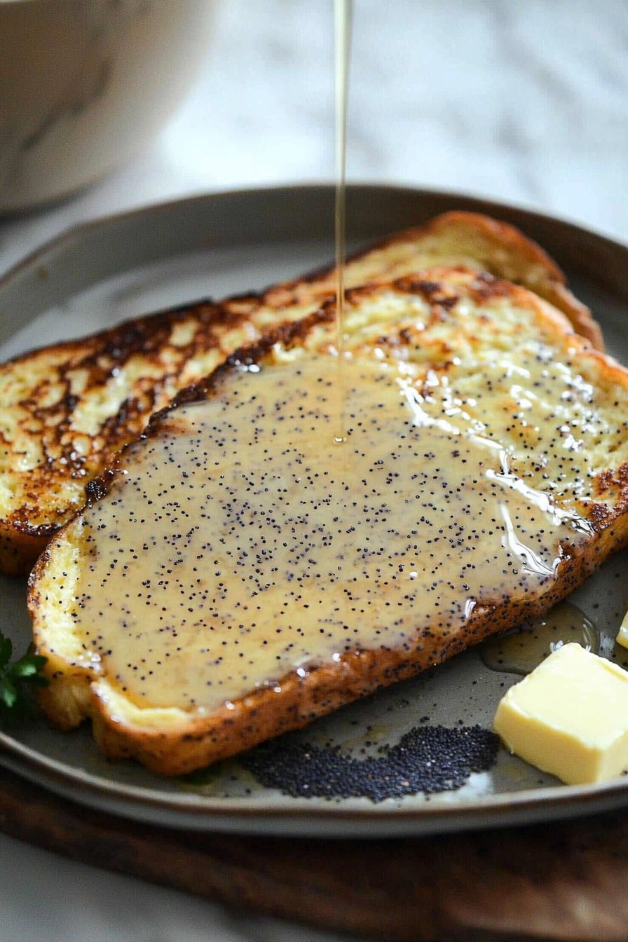 Almond Poppy Seed French Toast