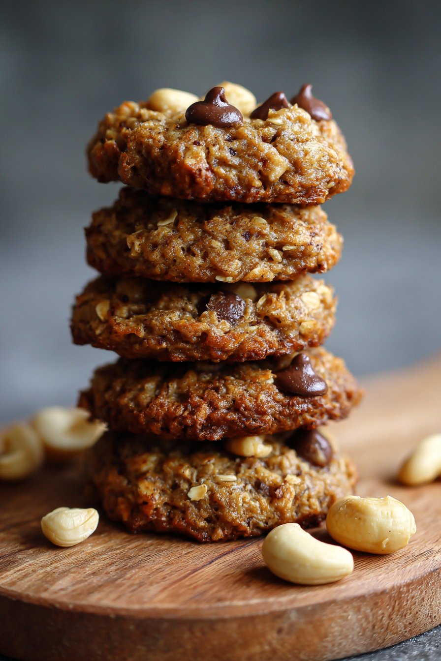 Chewy Banana Oatmeal Cookies