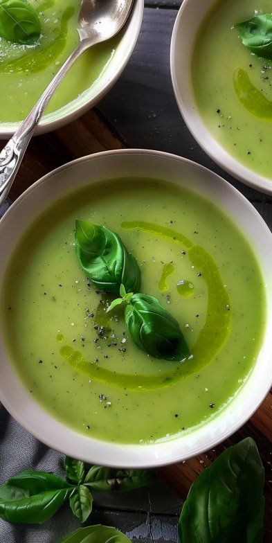 Soupe Courgette Basilic