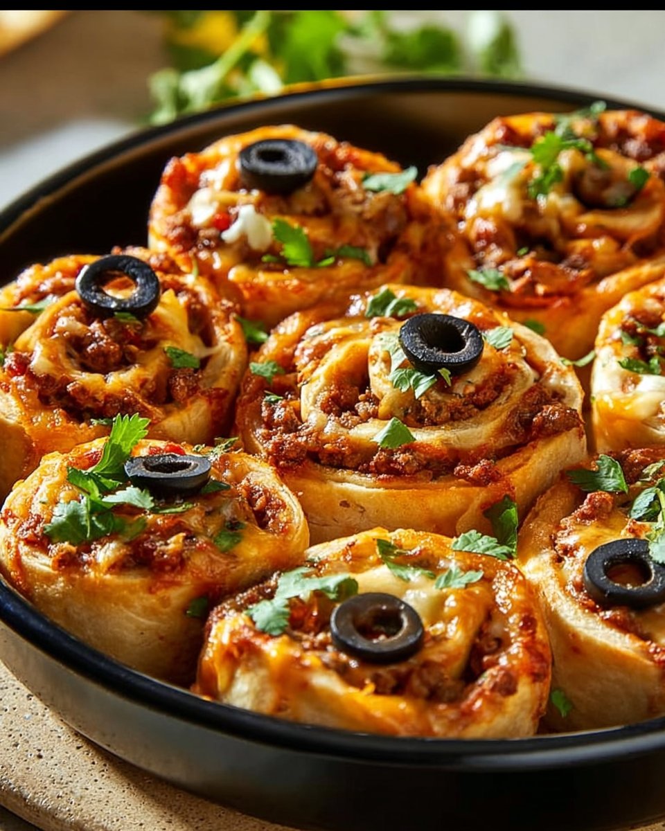 Creamy Taco Pinwheels