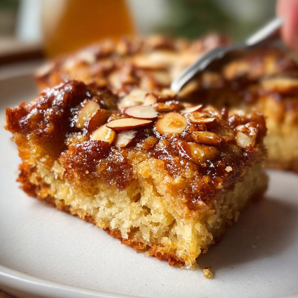 Almond Croissant Blondies