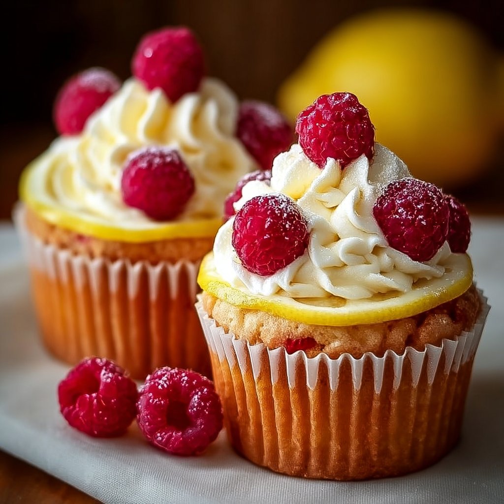 Raspberry Lemon Heaven Cupcakes 2 Raspberry Lemon Heaven Cupcakes