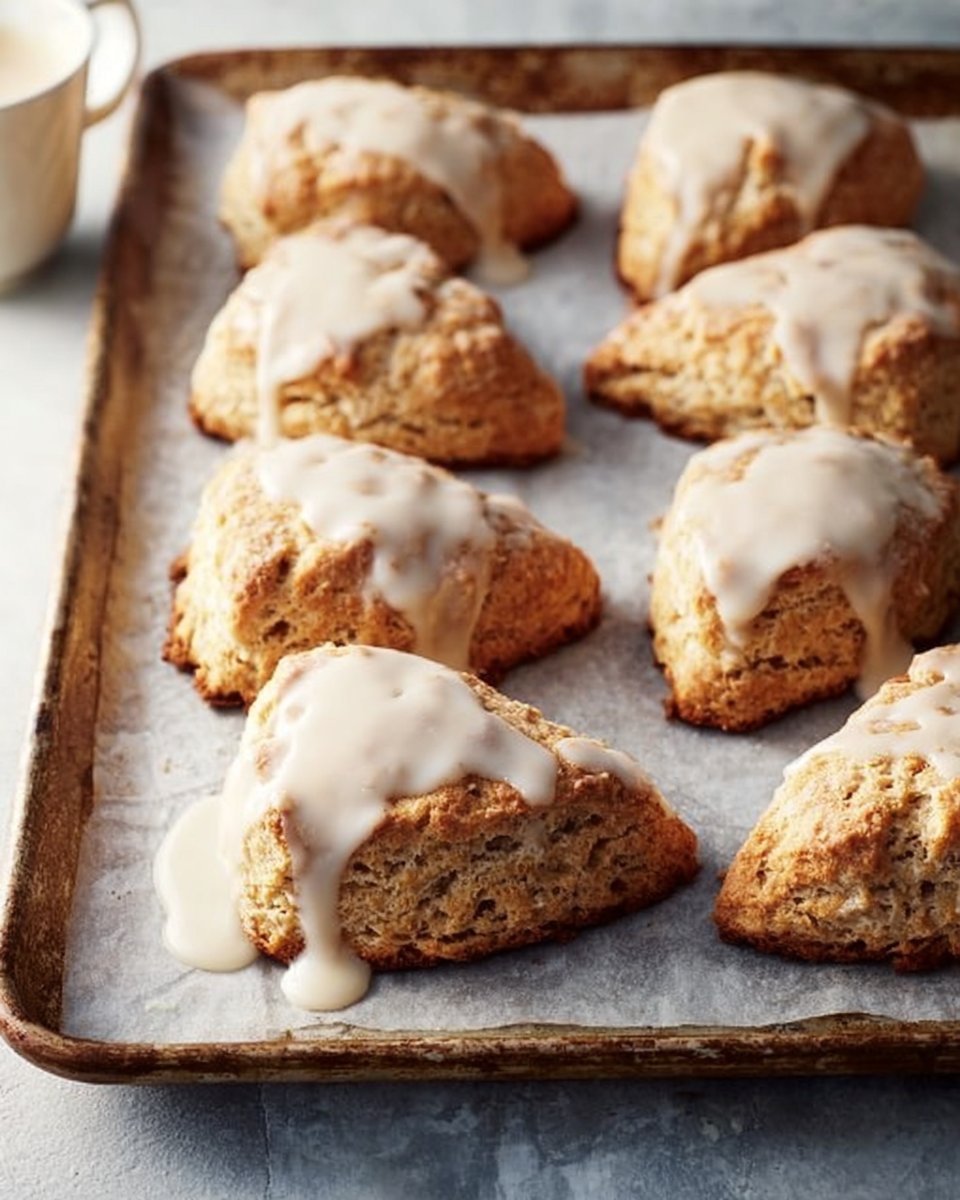 Brown Butter Rye Scones