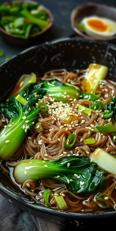 Recette de Shirataki au Bok Choy