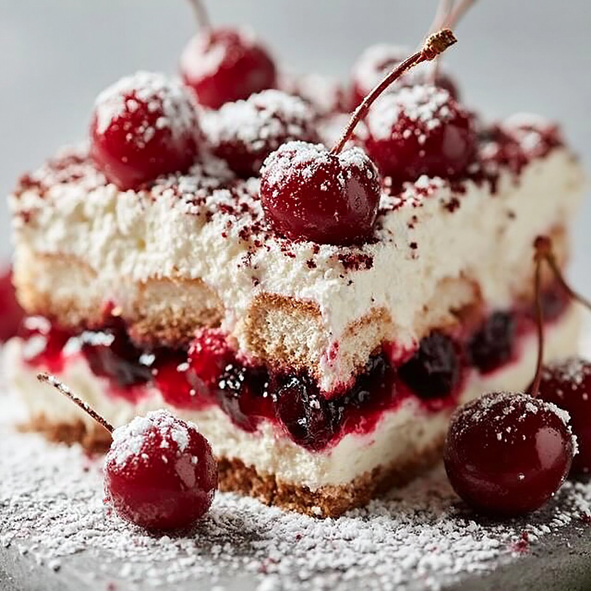 Cherry Amaretto Tiramisu