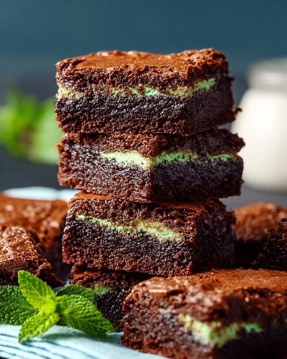 Mint Aero Brownies