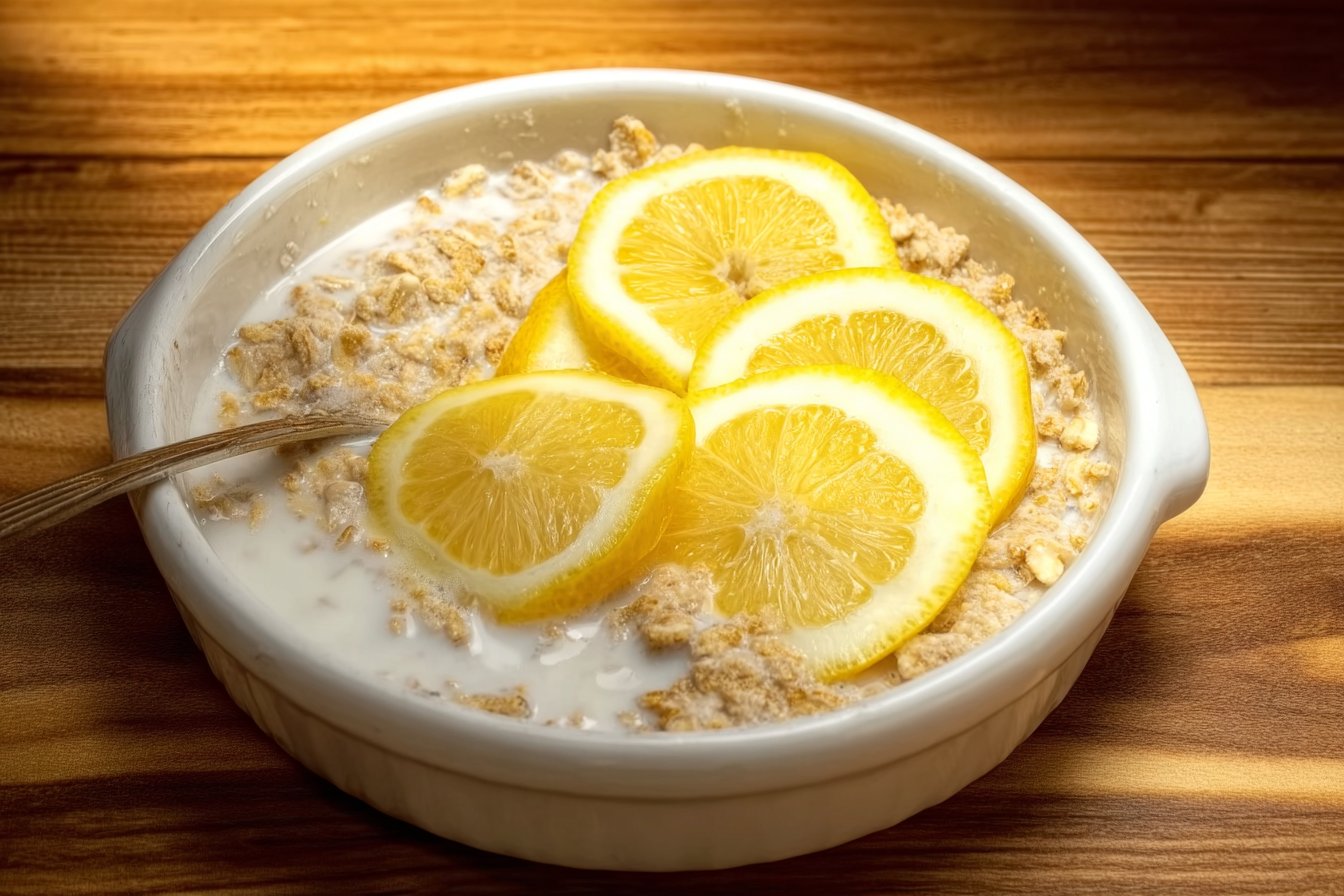 Lemon Baked Oats lemon baked oats Lemon Baked Oats