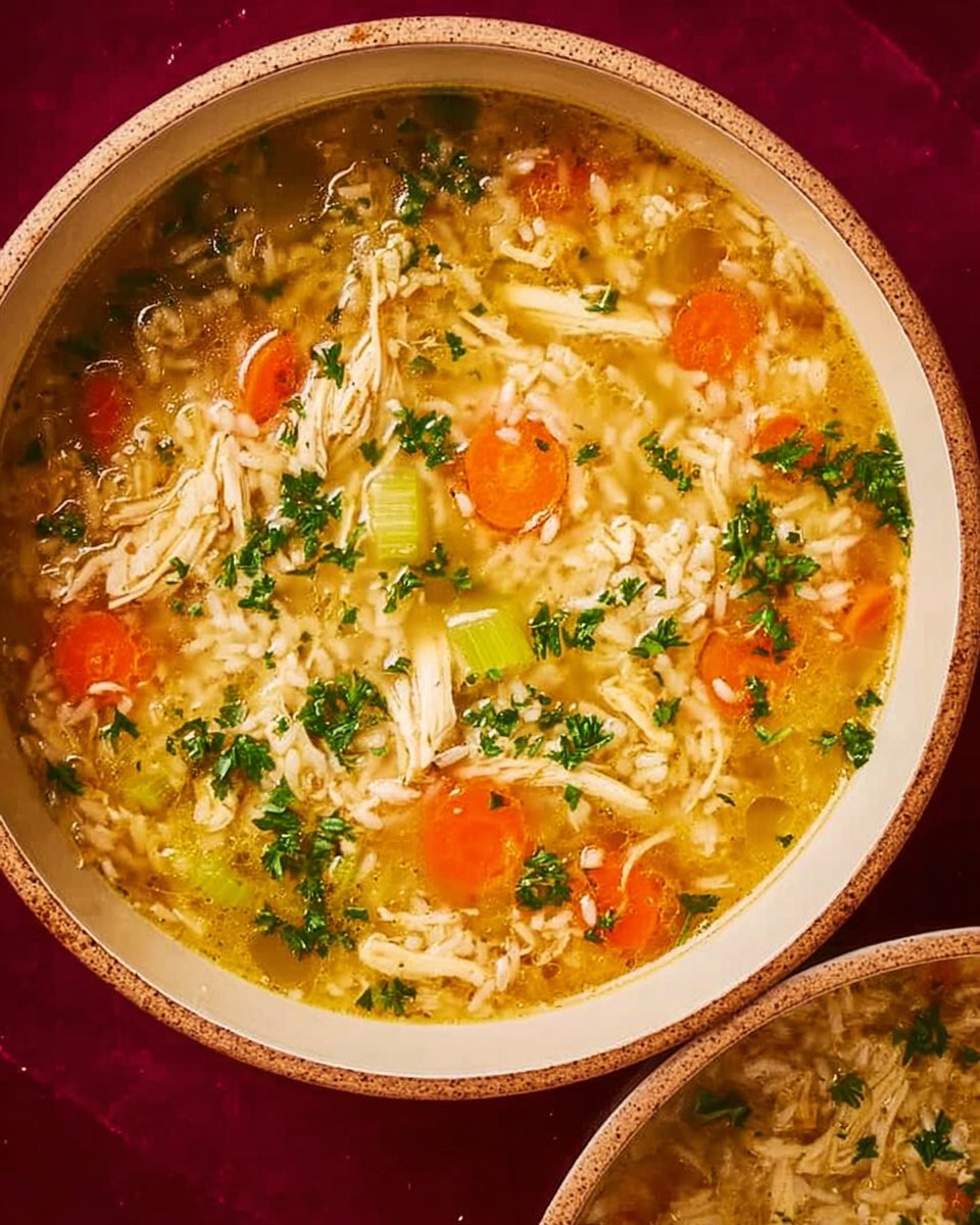 Creamy Chicken & Rice Soup