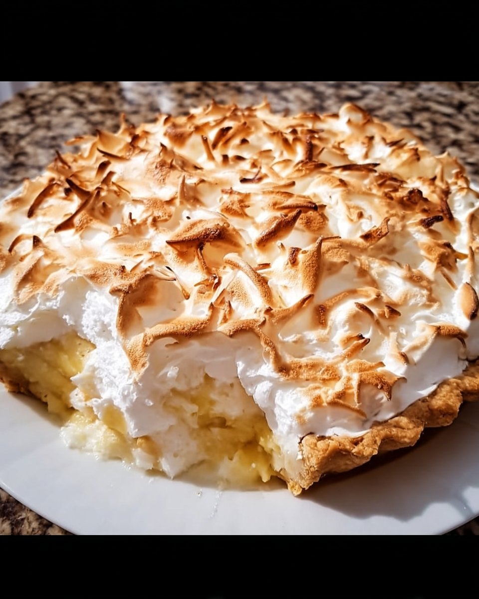 Fehlerfreier Kokos-Meringue-Kuchen