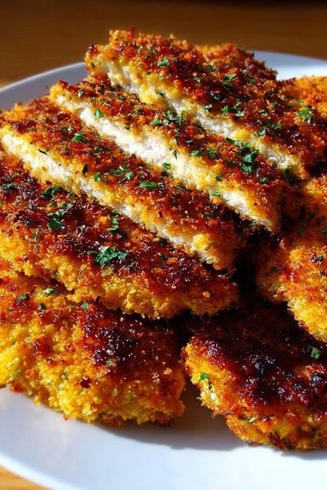 35g Protein Per Serving! Crispy Parmesan Chicken Tenders Recipe