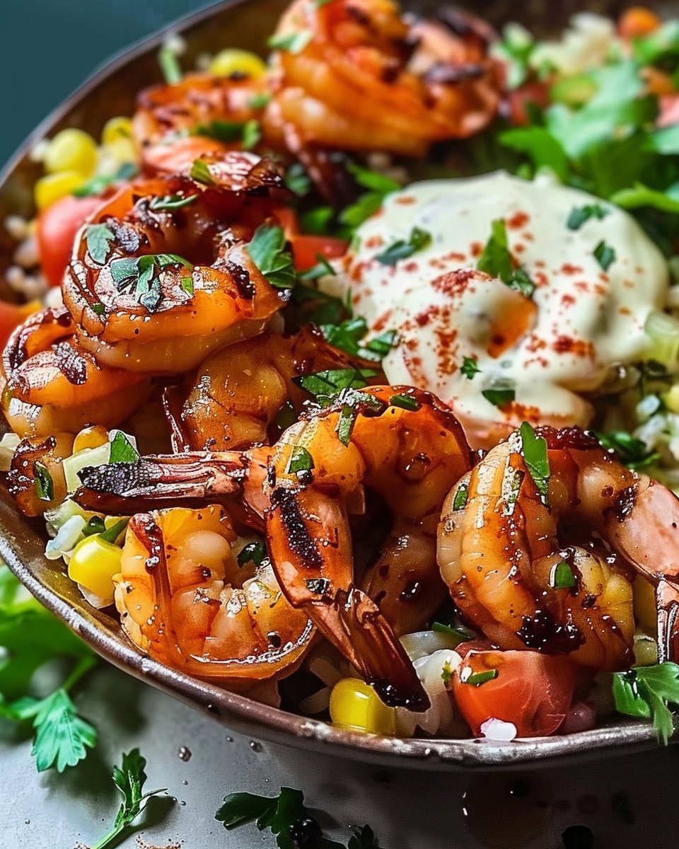 Grilled Shrimp Bowl
