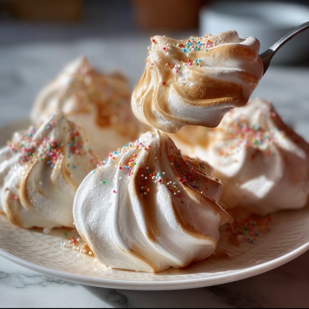 Christmas Meringue Cookies