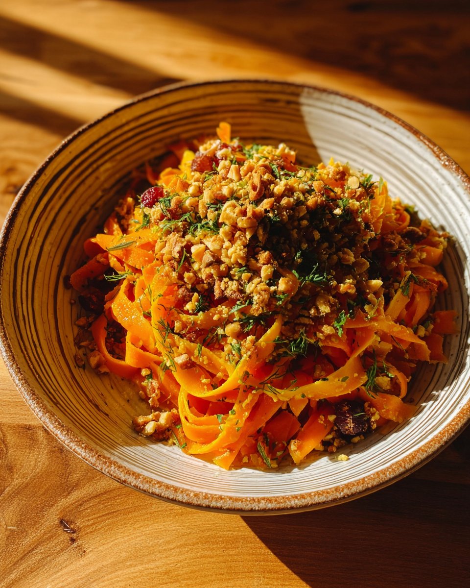 Moroccan Carrot Salad with Spiced Couscous