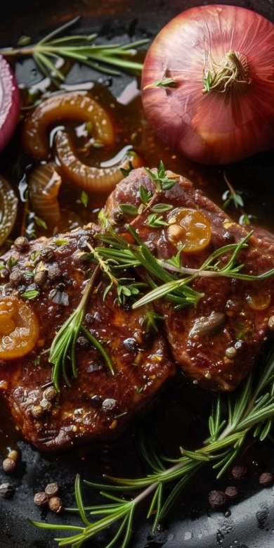 Paleron de Bœuf Confit aux Oignons et Épices