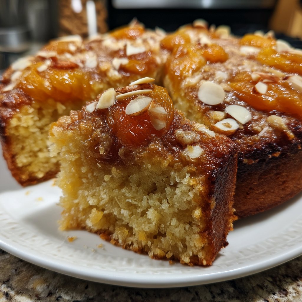Brown Butter Apricot Almond Snack Cake 3 Brown Butter Apricot Almond Snack Cake